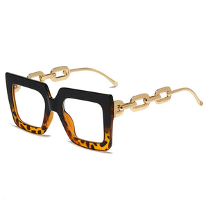 New Women Fashion Anti Blue Light Oversized Frame Women Glasses