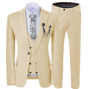 Three Pieces Men's Wedding Suit